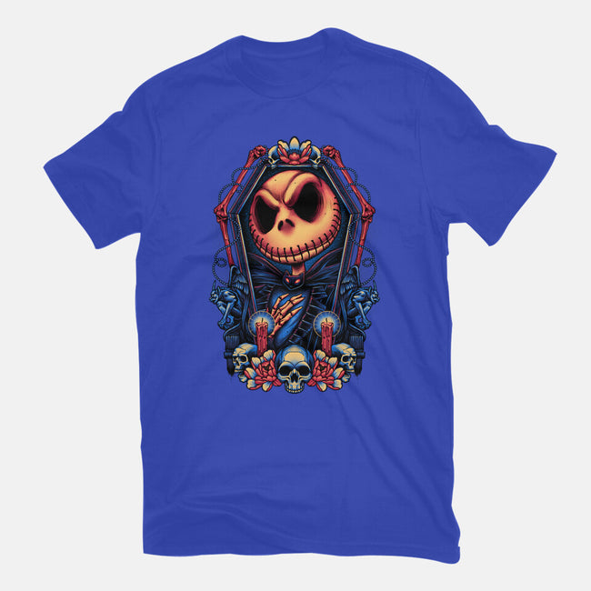 All Hail The Pumpkin King-youth basic tee-glitchygorilla