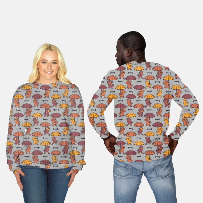 It's Raining Cats And Dogs-unisex all over print crew neck sweatshirt-tobefonseca