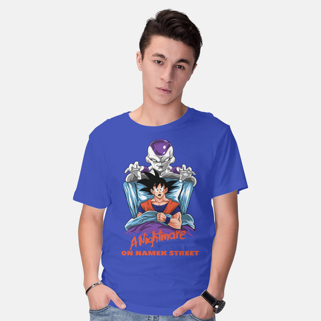 Nightmare On Namek Street-mens basic tee-zascanauta