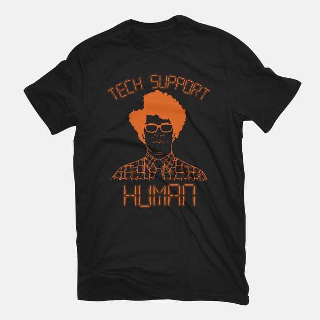 Tech Support Human-mens basic tee-Boggs Nicolas