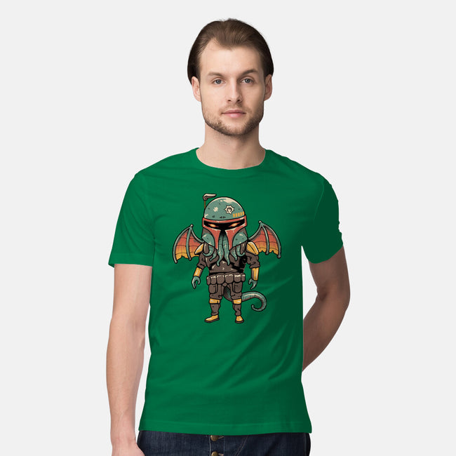 Cthulhu Bounty Hunter-mens premium tee-vp021