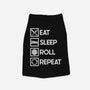 Eat Sleep Roll-cat basic pet tank-Nickbeta Designs