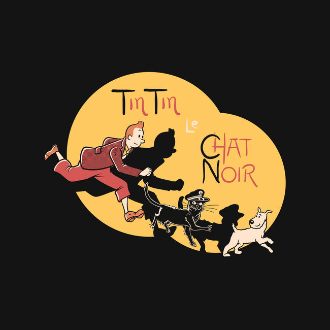 TinTin Le Chat Noir-mens basic tee-tobefonseca