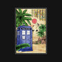 Tardis In Egypt-none fleece blanket-DrMonekers