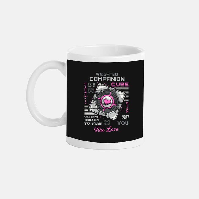 Companion Cube-none glossy mug-Logozaste