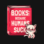 Books Because Humans Suck-youth basic tee-koalastudio