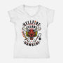 Hellfire Club-womens v-neck tee-Olipop