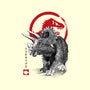 Triceratops Sumi-E-none matte poster-DrMonekers