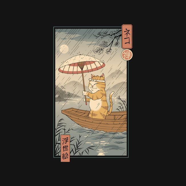 Neko Boat In Edo-none beach towel-vp021