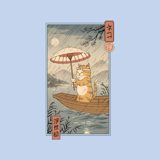 Neko Boat In Edo-none fleece blanket-vp021