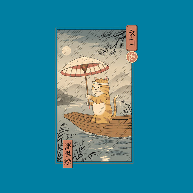 Neko Boat In Edo-none beach towel-vp021