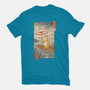 Neko Boat In Edo-mens premium tee-vp021