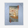 Neko Boat In Edo-none fleece blanket-vp021