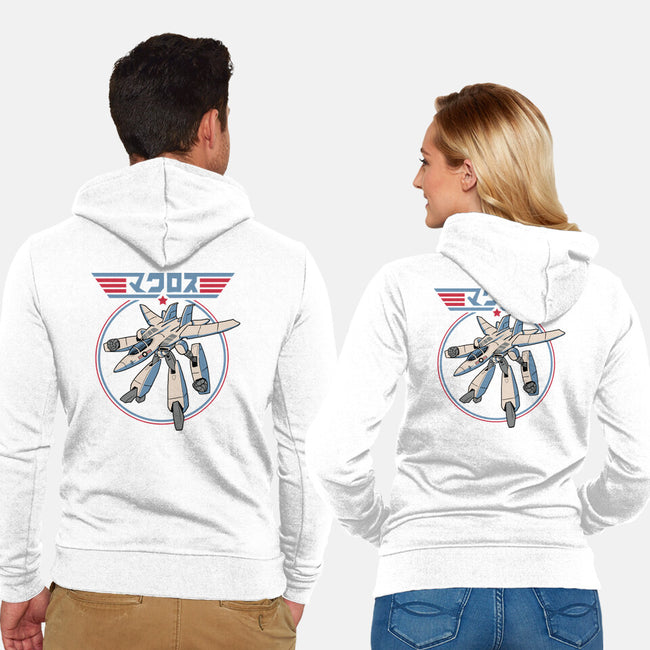 VF-1 Maverick-unisex zip-up sweatshirt-vp021