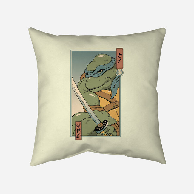 Blue Kame Ninja-none removable cover throw pillow-vp021