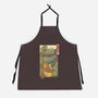 Purple Kame Ninja-unisex kitchen apron-vp021