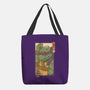 Purple Kame Ninja-none basic tote bag-vp021