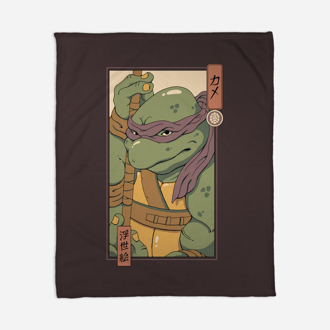 Purple Kame Ninja-none fleece blanket-vp021