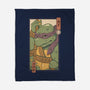 Purple Kame Ninja-none fleece blanket-vp021