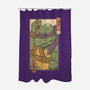 Purple Kame Ninja-none polyester shower curtain-vp021