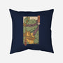 Purple Kame Ninja-none removable cover throw pillow-vp021