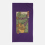 Purple Kame Ninja-none beach towel-vp021