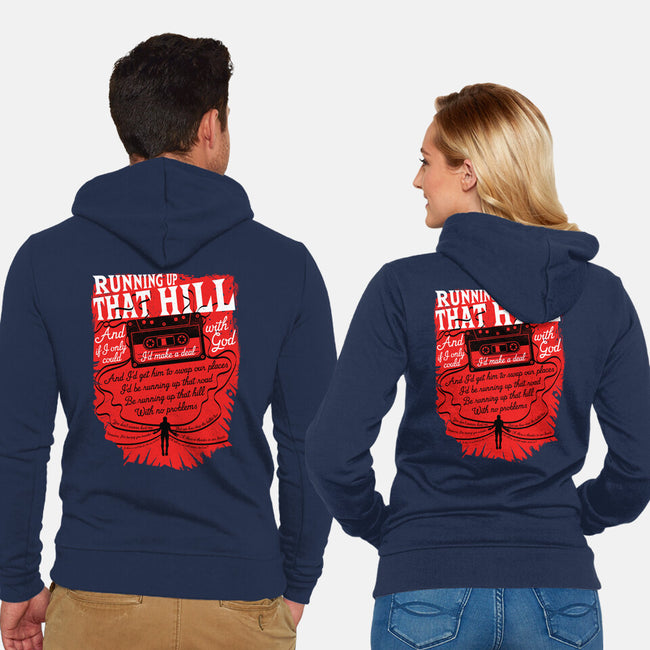 Running Up That Hill-unisex zip-up sweatshirt-rocketman_art