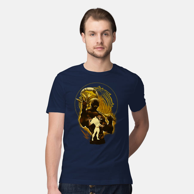 The Lion's Sin Of Pride-mens premium tee-hypertwenty