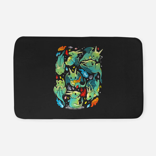 Cute Dragons-none memory foam bath mat-Vallina84