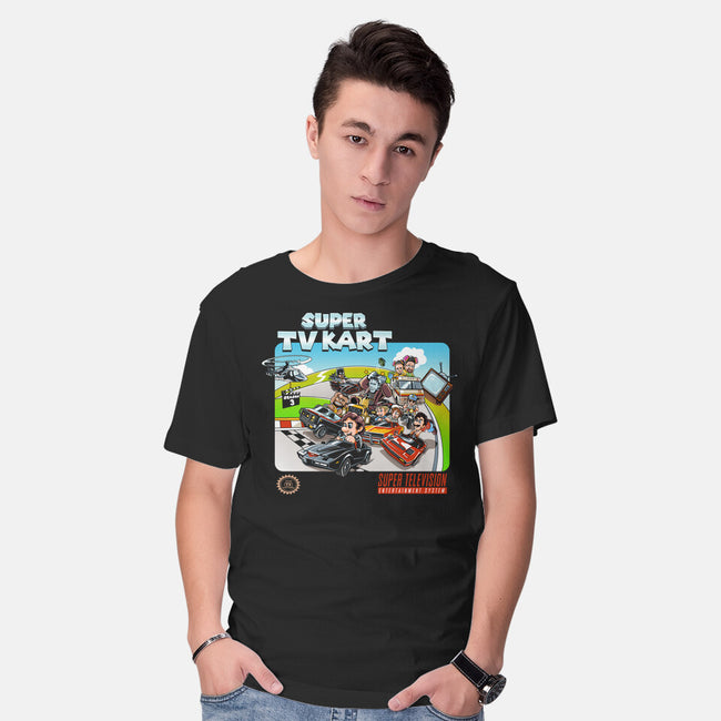 Super Tv Kart-mens basic tee-goodidearyan