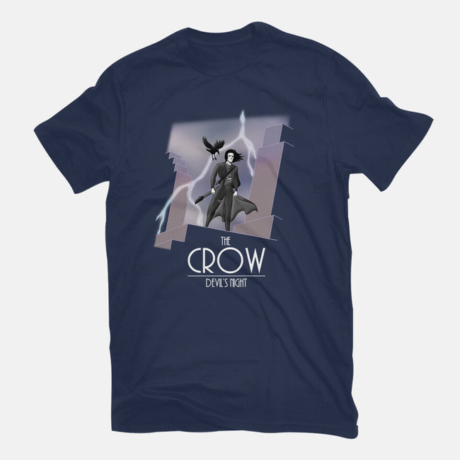 The Animated Crow-youth basic tee-goodidearyan