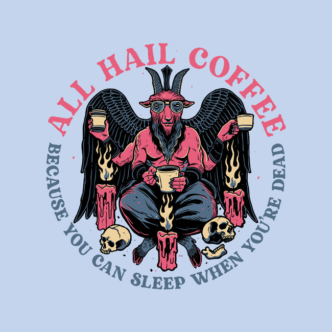 All Hail Coffee-baby basic tee-momma_gorilla