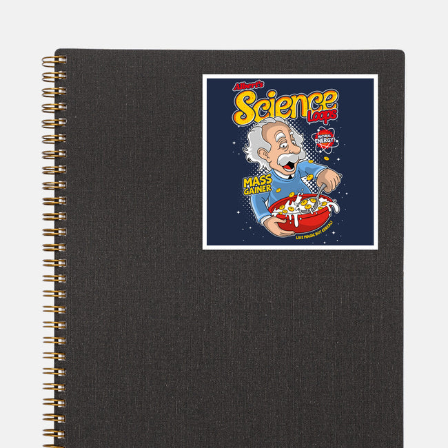 Science Loops-none glossy sticker-retrodivision