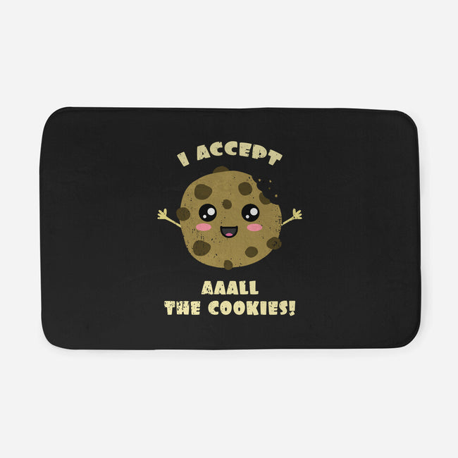 I Accept All The Cookies-none memory foam bath mat-BridgeWalker