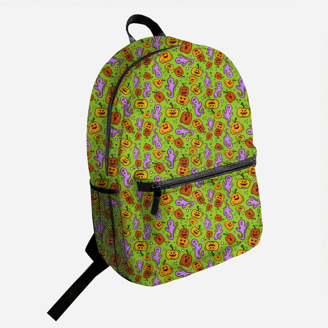 Spooky Pumpkins-none all over print backpack bag-TeeFury