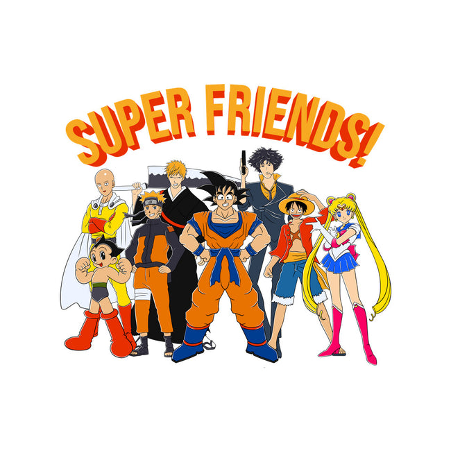 Super Anime Friends-mens basic tee-Gomsky