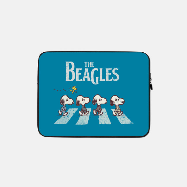 Beagles-none zippered laptop sleeve-kg07