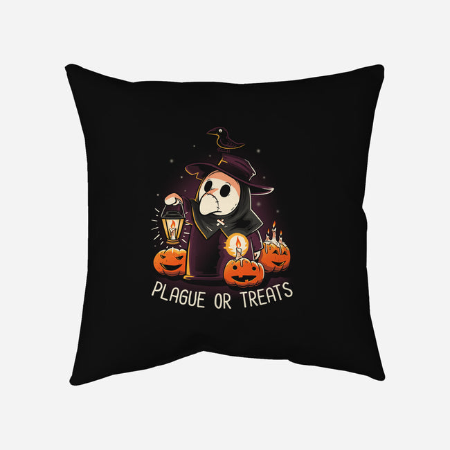 Plague Or Treats-none removable cover throw pillow-koalastudio