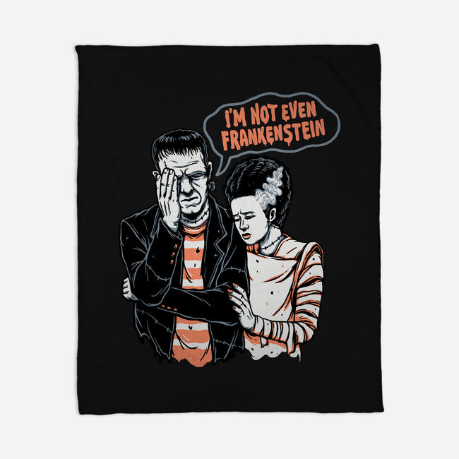 I'm Not Even Frankenstein-none fleece blanket-momma_gorilla