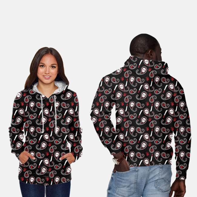 Friday The 13th Paisley-unisex all over print pullover sweatshirt-Vitaliy Klimenko