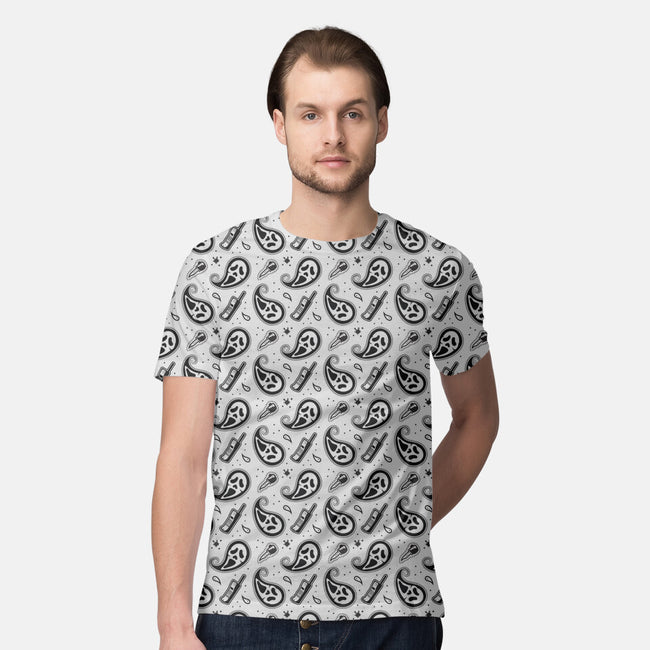 Screaming Paisley-mens all over print crew neck tee-Vitaliy Klimenko