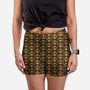 Autumn Pumpkins-womens all over print sleep shorts-Kang Uwi