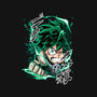 Deku Smash-none removable cover throw pillow-Duardoart