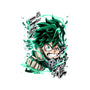 Deku Smash-none removable cover throw pillow-Duardoart