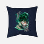 Deku Smash-none removable cover throw pillow-Duardoart