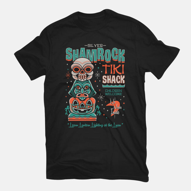 Silver Shamrock Tiki Shack-mens premium tee-Nemons