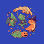 Halloween Dinos-mens basic tee-koalastudio