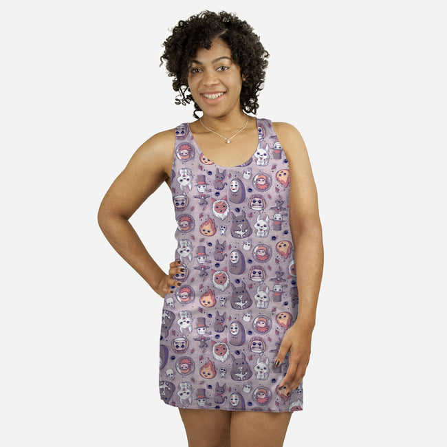 Studio Love-womens all over print racerback dress-xMorfina