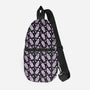 Creepy Skulls And Bones-none all over print sling bag-xMorfina