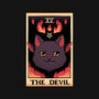 The Devil Cat Tarot Card-none memory foam bath mat-tobefonseca